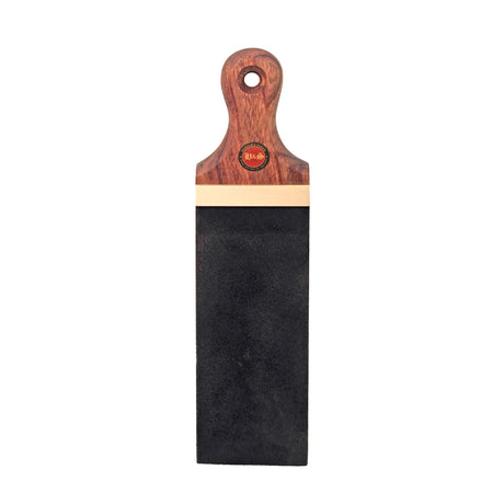 Harold & Saxon Honing Strop with Tasmanian Blackwood backing and Murray Grey Calf hide leather