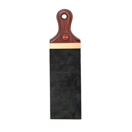 Harold & Saxon Honing Strop Deluxe Desert Hardwood with Murray Grey Calf hide leather crafting