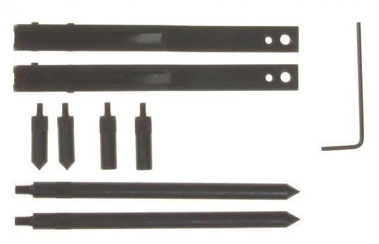 iGaging 3 long reach contact attachments for vernier calipers, suitable for various caliper sizes, in Australian woodworking tools store