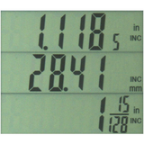 Wireless digital vernier calipers with Bluetooth technology in action on woodworking project