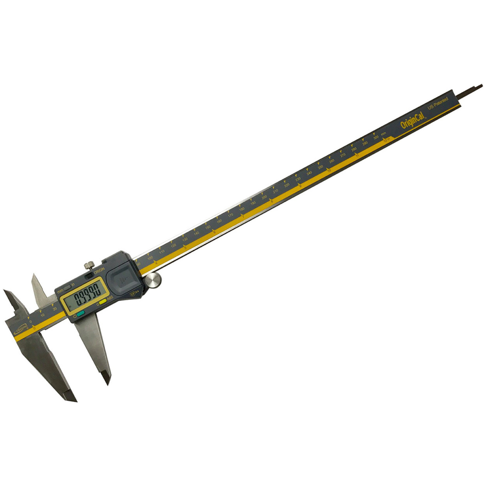 iGaging OriginCal Digital Vernier Calipers 300mm, stainless steel bar, metric and imperial display with decimal or fractional measurements