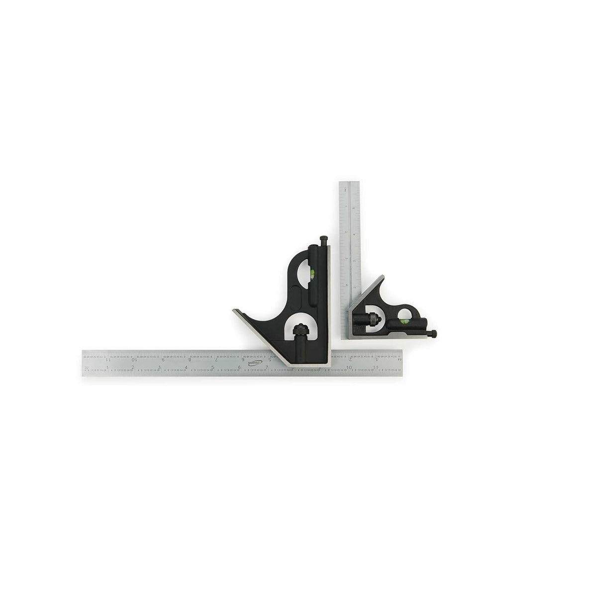 iGaging 150mm & 300mm Combination Squares in Storage Case - Precision measuring & marking tools for woodworking