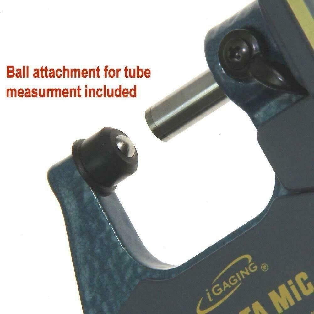 Digital Micrometer Multi Scale 1in Measuring Capacity in use at Australian woodworking tools store
