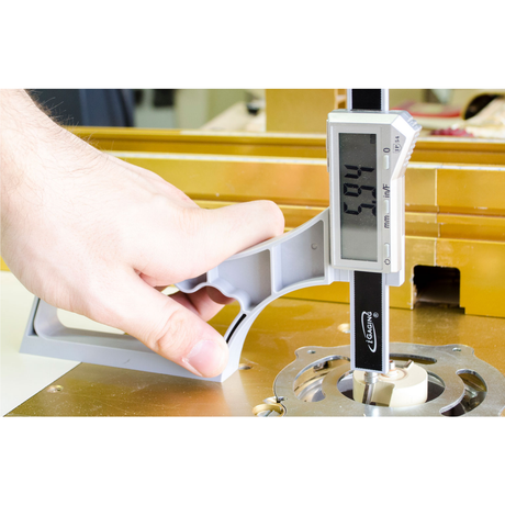 iGaging Snap Check Gauge for Woodworking Machine Setup - Tool for accurate jointer, table saw, and router table setups