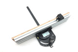 iGaging EZ Digital Mitre Gauge with 450mm Fence, displaying clear digital angle measurement on a woodworking table