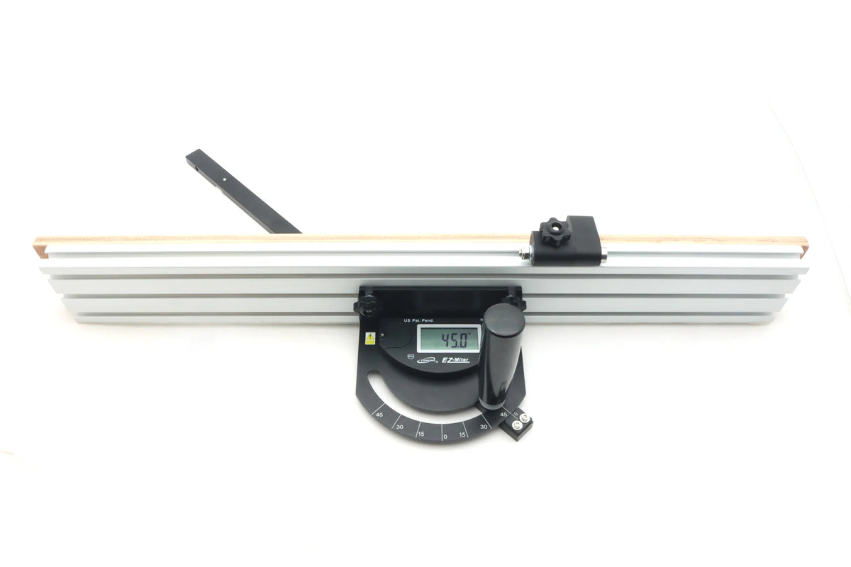 iGaging EZ Digital Mitre Gauge with 610mm Fence on woodworking table saw