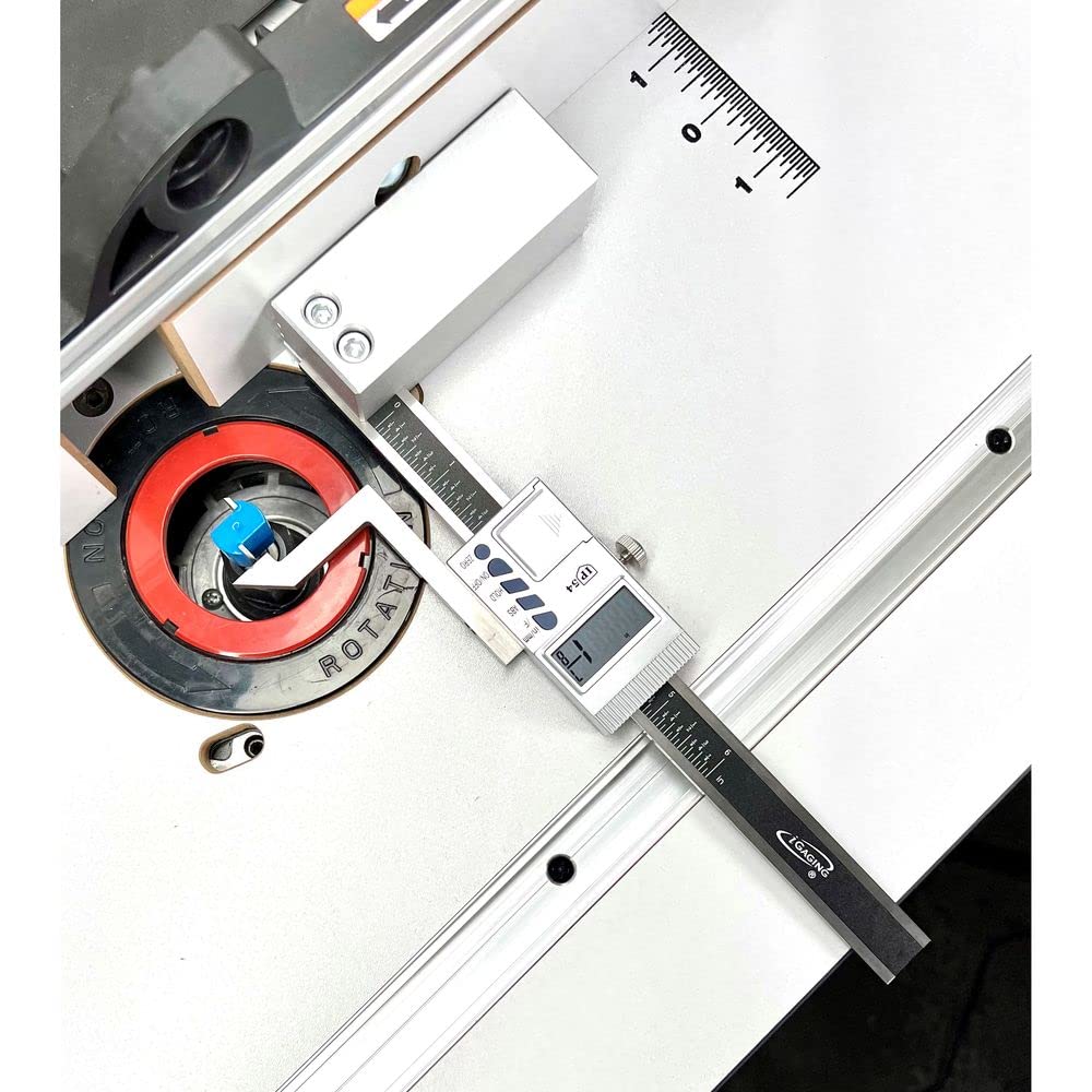 iGaging MiniMag Digital Height Gauge Magnetic Base 150mm Measuring Capacity on ferrous metal surface