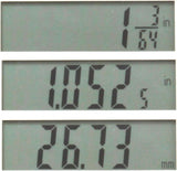 Digital wheel marking gauge showing bevelled wheel for precise marking on wood