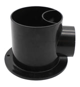 Sherwood Dust Outlet for Router Tables fitting with dual airflow split for efficient dust extraction
