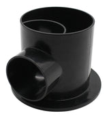 Sherwood Dust Outlet for Router Tables with 4in Extractor - Enables dual airflow for router table dust extraction