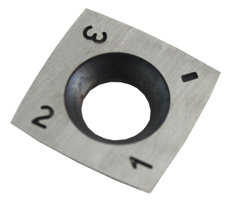 Torquata Large Radiused Square Tungsten Carbide Cutter for Rougher Wood Turning Tool in action on wood surface