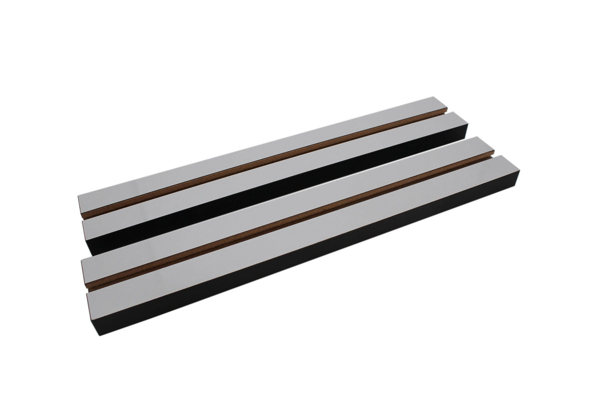 Sherwood sacrificial sub-fences for 27in router table fence, set of two, made from MDF, melamine, and UHMW polyethylene
