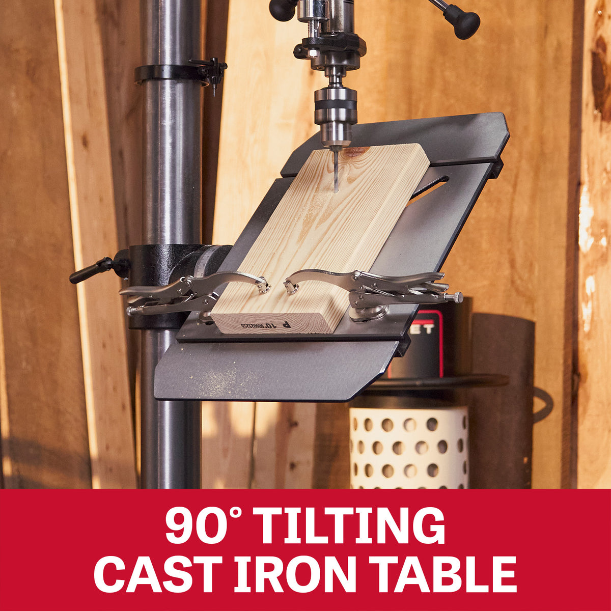JET Tools 20in Smart Drill Press 1125W Floor Standing