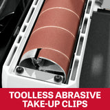 JET Tools 16-32in Wide Drum Sander 1.5HP with Open Leg Stand
