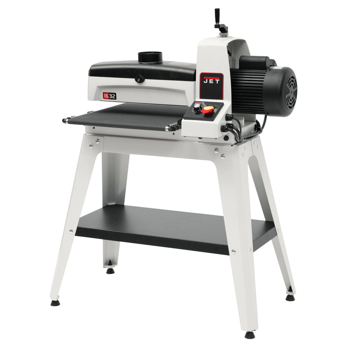 JET Tools 16-32in Wide Drum Sander 1.5HP with Open Leg Stand