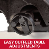 JET Tools 8in Jointer Black Edition with Cabinet Stand Helical Cutterhead