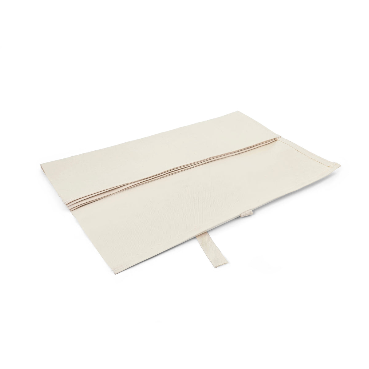 Canvas saw roll by Gyokucho with 5 compartments, perfect for storing Japanese saws securely