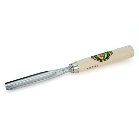 Kirschen Two Cherries Carving Tool Long #7 Gouge 20mm front