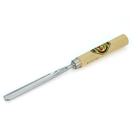 Kirschen Two Cherries Carving Tool Long #11 Gouge 8mm front