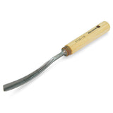 Kirschen Two Cherries Carving Tool #39 Curved V-Chisel 75 degrees 10mm front