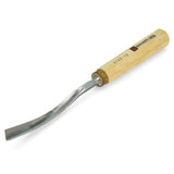 Kirschen Two Cherries Carving Tool #39 Curved V-Chisel 75 degrees 12mm front