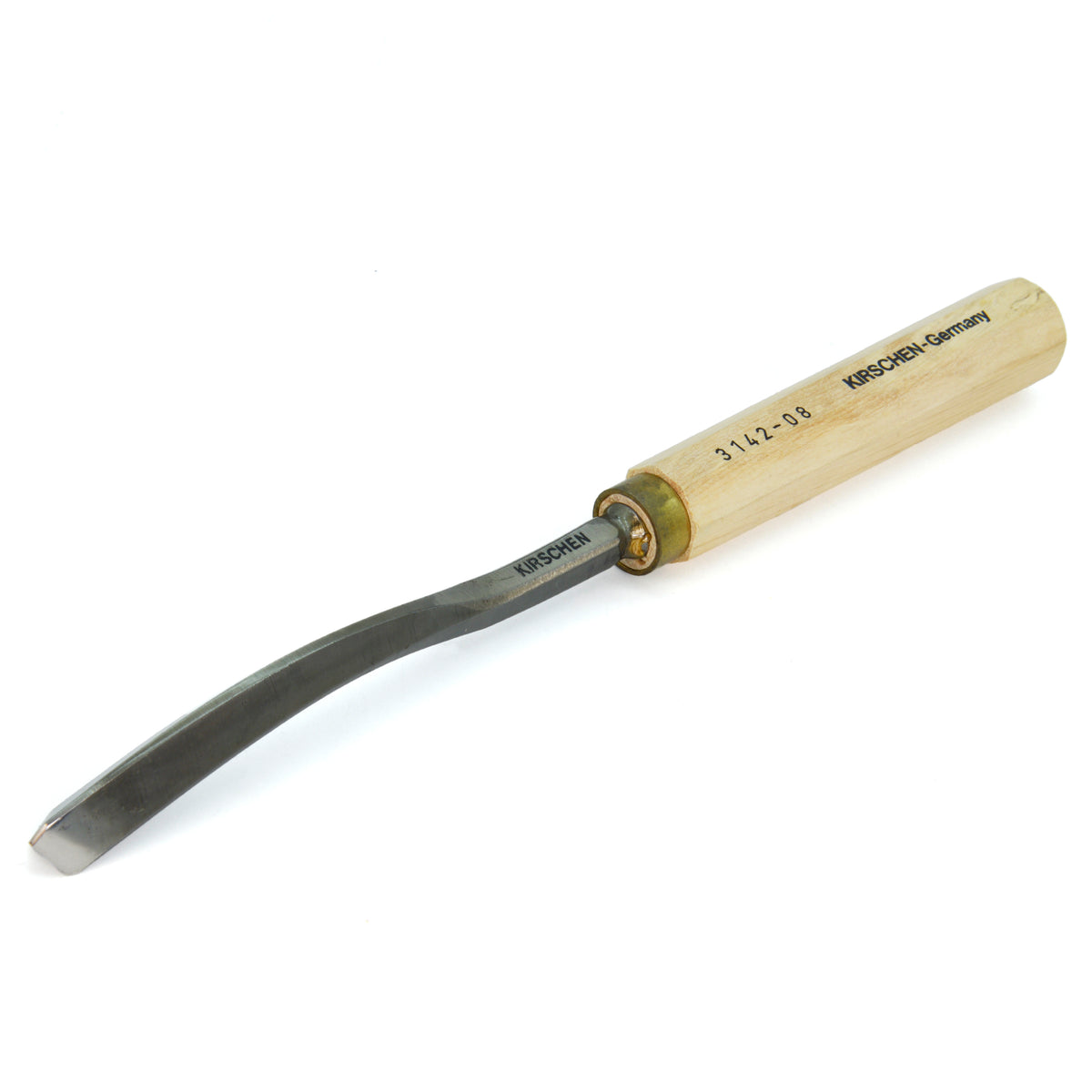 Kirschen Two Cherries Carving Tool #41 Curved V-Chisel 60 degrees 8mm back