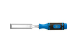 Kirschen Two Cherries Firmer Chisels Bevel Edge Set of 6 Two Component Plastic Handles in Wooden Case