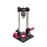 Milescraft DrillMatePRO Portable Drill Guide in action with precise drilling functionality