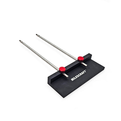 Milescraft DrillMatePRO and DrillFence Bundle in use for precise and easy woodworking drilling