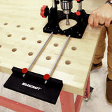 Milescraft DrillMatePRO & DrillFence for precise and versatile drilling