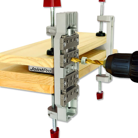 Milescraft JointPro Joinery Dowelling Jig Set includes Drill Stops and Dowels