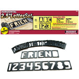 Milescraft 2 1/2in Horizontal Character Template Set for Routing