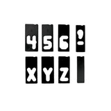 Milescraft 1 1/2in Characters Templates for SignPro Sign Making Set