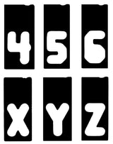 Milescraft 1 1/2in Characters Templates for SignPro Sign Making Set
