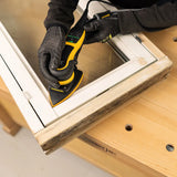 Mirka DEOS DELTA II Corner Sander - 3.0mm Orbit 663CV in action, efficient sanding tool for woodworking