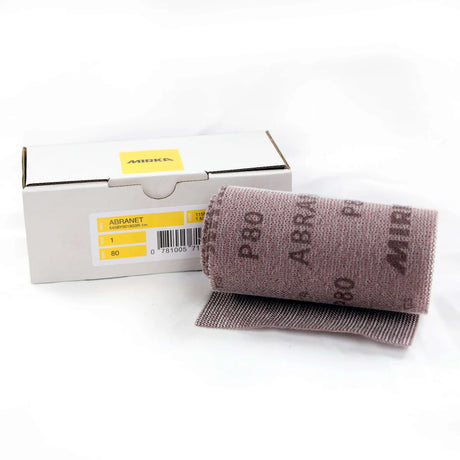 Mirka Abranet Abrasive Roll for Woodworking - 115mm width x 1m length - High-quality sanding gear for enthusiasts and professionals