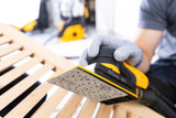Mirka Extension Backing Pad 81 x 165mm for DEOS Sander, ideal for precise sanding in tight spots like window shutters