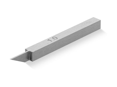 Melbourne Tool Company metric blades for small router hand plane in use for precise woodwork