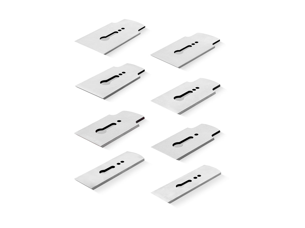 Melbourne Tool Company Deluxe Low-Angle Plane Kit Plus Blades - Set of 4 Hand Planes in Woodworking Context
