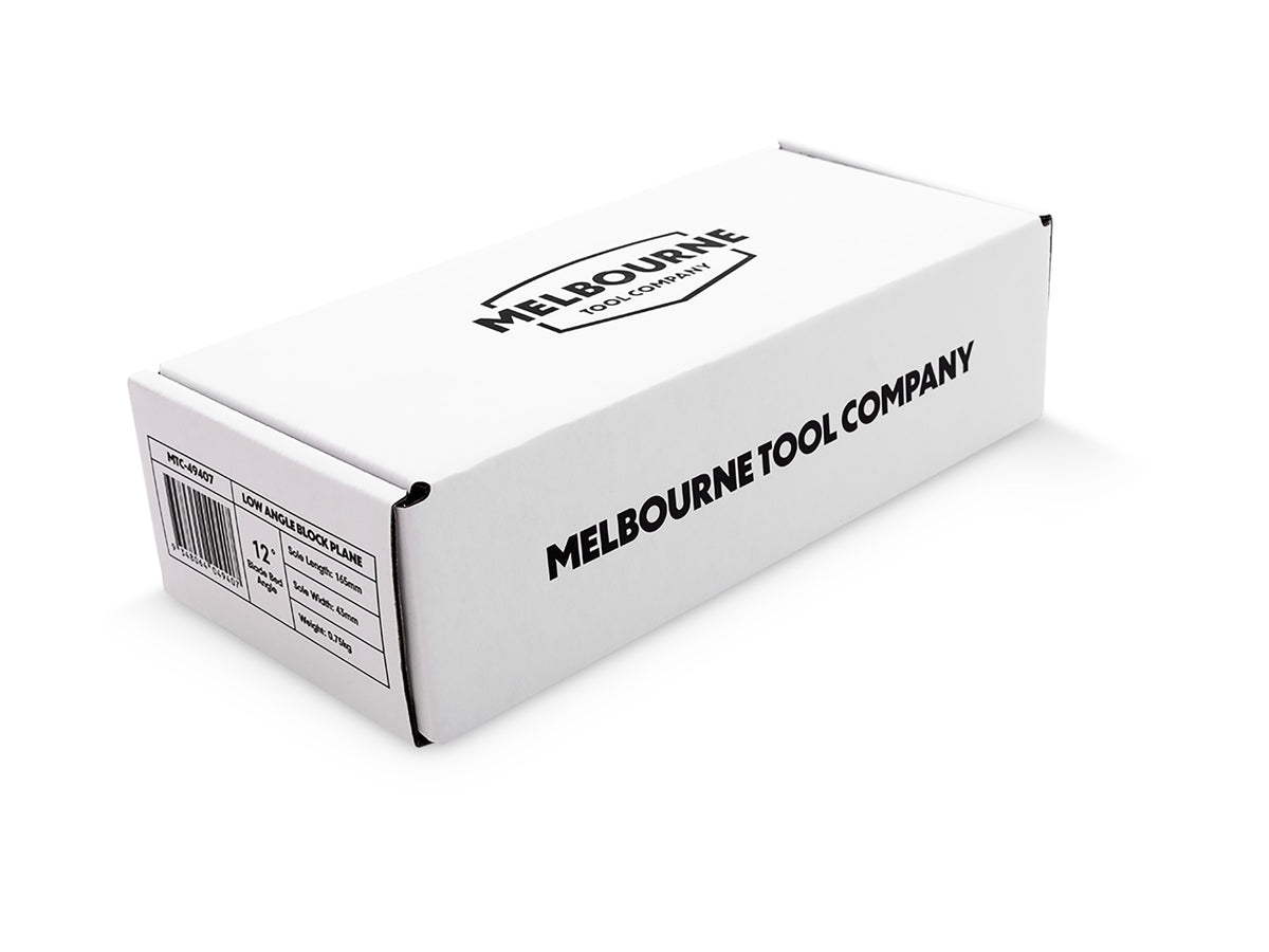 Melbourne Tool Company Low Angle Block Plane, ideal for woodworking enthusiasts, captured in detail