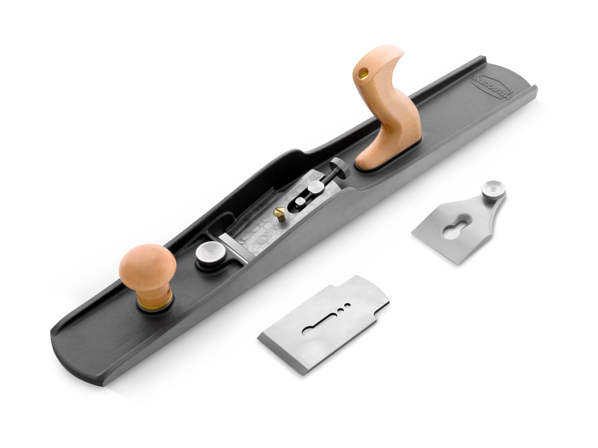 Melbourne Tool Company Low Angle Jointing Plane with Multiple Blades in Black Finish