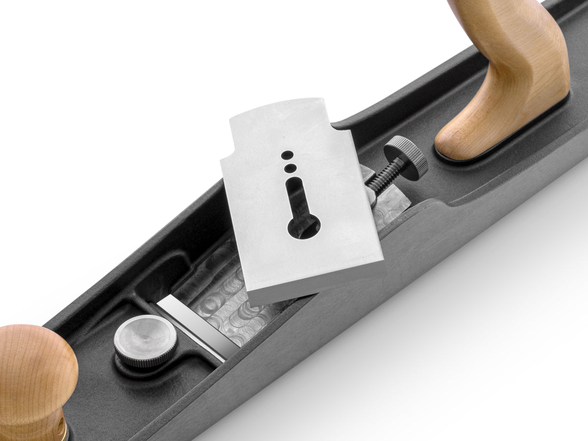 Melbourne Tool Co. Low Angle Jointing Hand Plane in use for precise woodworking on large projects