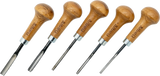 Narex Set of 5 PROFI Palm Carving Chisels