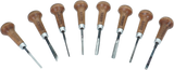Narex Set of 8 Engraving Palm Chisels for Woodcut and Linocut