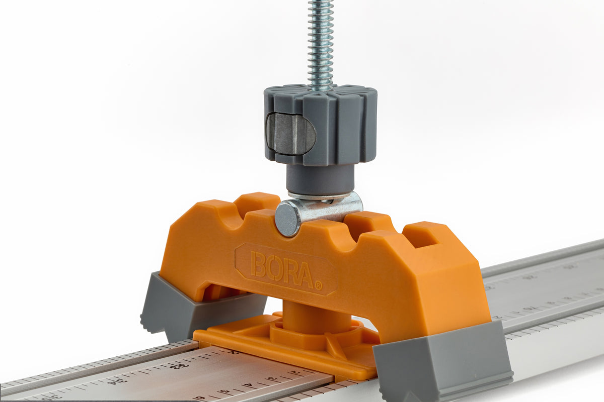 BORA NGX Track Clamp Pair in use on woodworking project