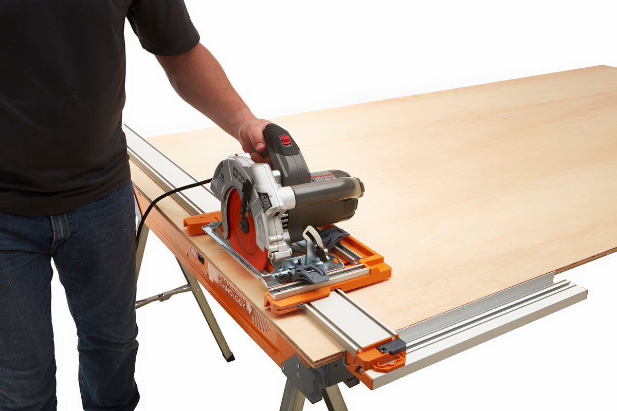 BORA NGX T-Square accessory ensuring precise alignment for clamp edge saw guide