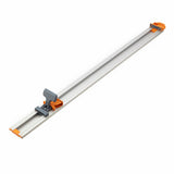 BORA NGX Clamp Edge Saw Guide 900mm 36in in use on sheet material for precise cuts