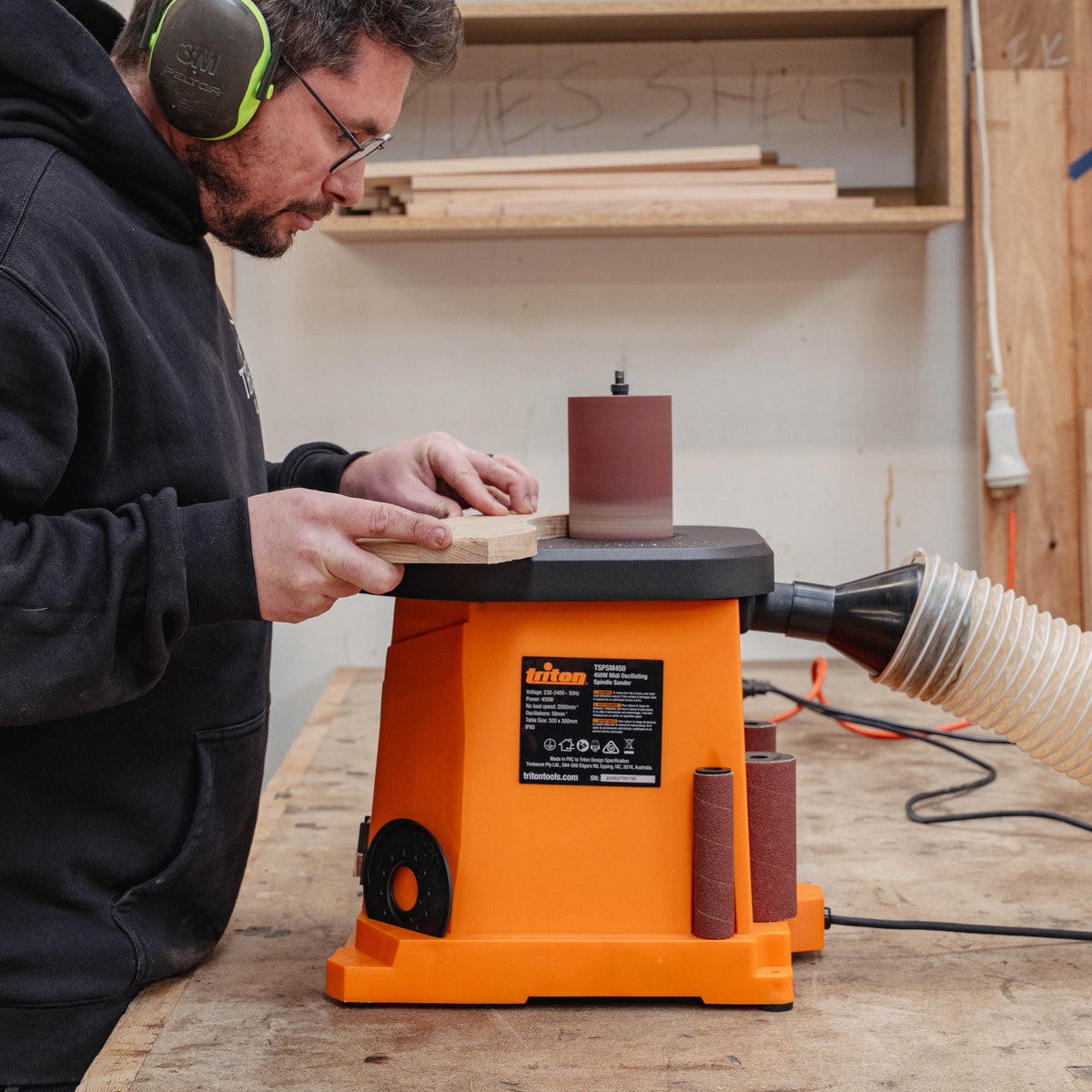 Triton TSPSM450 450W Midi Oscillating Spindle Sander