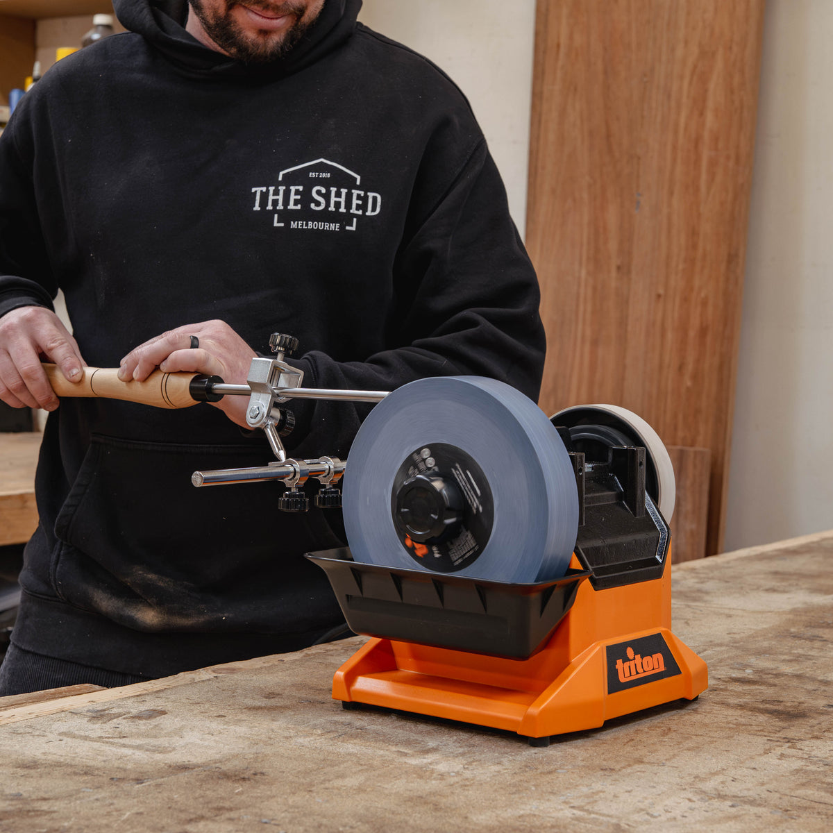 Triton TWSS8 120W Whetstone Sharpener 200mm