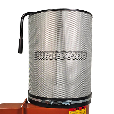 Sherwood HEPA Pleated Filter Cartridge, 500mm Diameter, Medical Grade Filtration, 0.1 Micron Efficiency